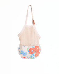 Flower Bunch Printed Net Market Bag