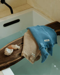 Micro Waffle Hand Bath Bundle - 2 Pack - Sand