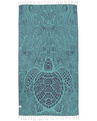 Mint Swirl Turtle Towel