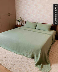 Dark Denim Bedding Set - King