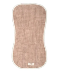 Little Fishies Gauze Burping Cloth Bundle - 3 Pack - Natural / Beige / Warm Taupe