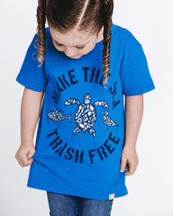 SC Whale Tail Kids Tee - Soft Mint