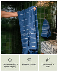 Terra XL Bath Bundle - Hedge Green