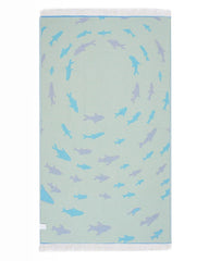 Swirl Shark Kids Towel