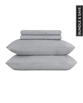 Signature Percale Solid Sheet Set Grey
