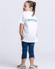 Make The Sea Trash Free Kids Tee - White