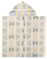 Fishies Hooded Kids Bath Towel