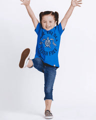 SC Whale Tail Kids Tee - Soft Mint