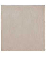 Little Fishies Waffle Blanket - Warm Taupe