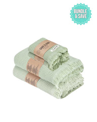 Classic Fringeless XL Bath Bundle - Grey
