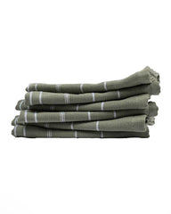 Atom Washcloth Bath Bundle - Charcoal - 6 Pack