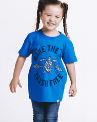 SC Whale Tail Kids Tee - Soft Mint