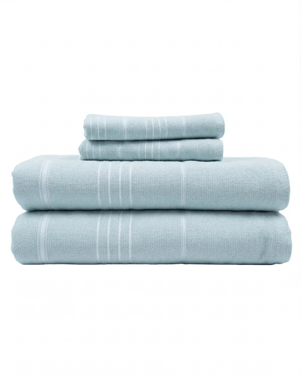 Classic Fringeless XL Bath Bundle - Seaglass
