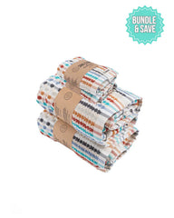 Dashes Stripe Bath Bundle - 2 Pack - Spice