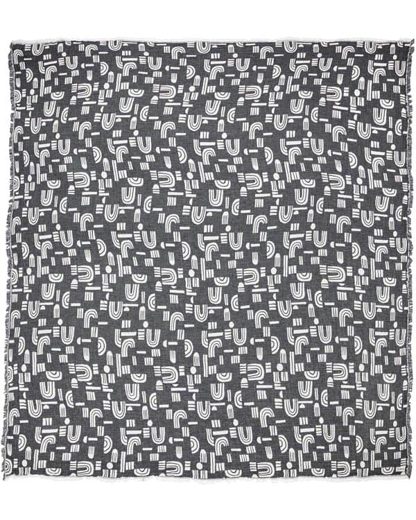Retro Arches PARTY BLANKETâ¢ Black