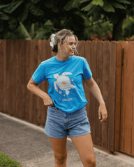 Free As the Ocean SS Tee -  Illusion Blue