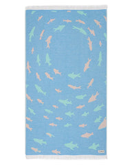 Swirl Shark Kids Towel