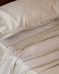 Luxe Sateen Pillowcase Set Beige