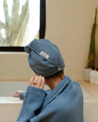 Terra Hooded Poncho Grey