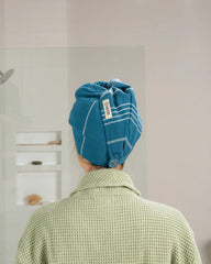 Terra Hair Towel - Seaglass