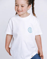 Make The Sea Trash Free Kids Tee - White