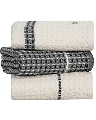 Cicely Waffle Kitchen Towel Bundle - Assorted 3 Pack