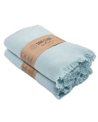 Terra Fringeless XL Bath Bundle - Ivory - 2 Pack